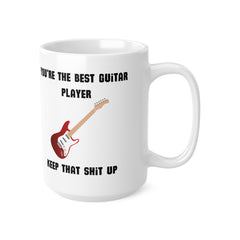 Funny Guitar Player Mug – Keep That Sh*t Up Gift for Musicians