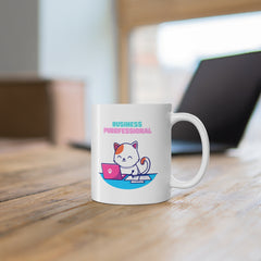 Business Purrfessional Mug – Funny Cat Lover Office Gift for Her