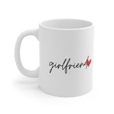 Girlfriend Mug – Minimal Valentine’s Gift for Girlfriend | 11oz & 15oz Ceramic Coffee Mug