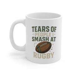 Funny Rugby Mug - Tears of People I Smash at Rugby Gift for Rugby Players & Fans | Rugby Coffee Mug, Secret Santa Gift, Christmas Gift