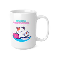 Business Purrfessional Mug – Funny Cat Lover Office Gift for Her