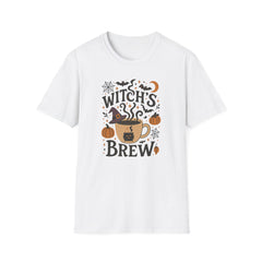Witch's Brew Halloween T-Shirt - Funny Spooky Coffee Shirt for Women & Men, Fall Pumpkin Tee, Halloween Gift for Coffee Lovers