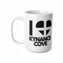 I Love Kynance Cove Mug – Cornwall Flag Heart Mug, Cornish Souvenir Gift