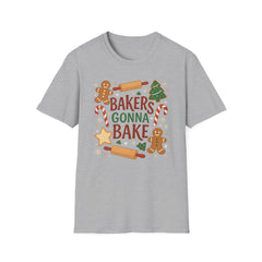 Bakers Gonna Bake Christmas T-Shirt - Funny Baking Tee for Women & Men - Secret Santa Gift, Holiday Cookie Lover Xmas Shirt, Chef, Cook