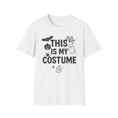 Funny Halloween T-Shirt - "This is My Costume" Minimalist Halloween Tee - Spooky Gift for Men and Women, Halloween Party Shirt
