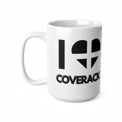 I Love Coverack Mug – Cornwall Flag Heart Mug, Cornish Gift Souvenir