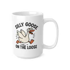 Funny Silly Goose Christmas Mug - Silly Goose On The Loose Meme Mug - Secret Santa Gift, Xmas Gift for Friends, Stocking Filler, Cute Mug