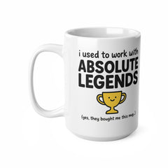 I Used to Work with Absolute Legends Mug | Funny Joke Mug, Leaving Gift, Work Bestie Gift, Retirement, Coworker Colleague New Job Gift
