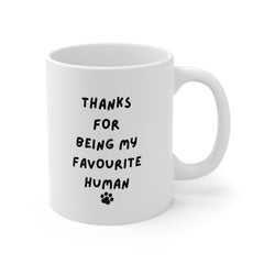 Gift from Pet, Cat Dad Mug, Dog Mum Mug, Gift from Dog, Gift from Cat, Fathers Day Dog Gift, Mother's Day Dog Gift, Custom Pet Lover Gift