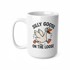 Funny Silly Goose Christmas Mug - Silly Goose On The Loose Meme Mug - Secret Santa Gift, Xmas Gift for Friends, Stocking Filler, Cute Mug