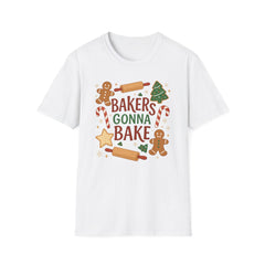 Bakers Gonna Bake Christmas T-Shirt - Funny Baking Tee for Women & Men - Secret Santa Gift, Holiday Cookie Lover Xmas Shirt, Chef, Cook