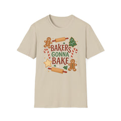 Bakers Gonna Bake Christmas T-Shirt - Funny Baking Tee for Women & Men - Secret Santa Gift, Holiday Cookie Lover Xmas Shirt, Chef, Cook