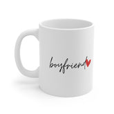 Boyfriend Mug – Minimal Valentine’s Gift for Boyfriend | 11oz & 15oz Ceramic Coffee Mug