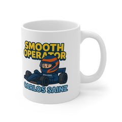 Carlos Sainz Smooth Operator Mug – Funny F1 Williams Racing Gift