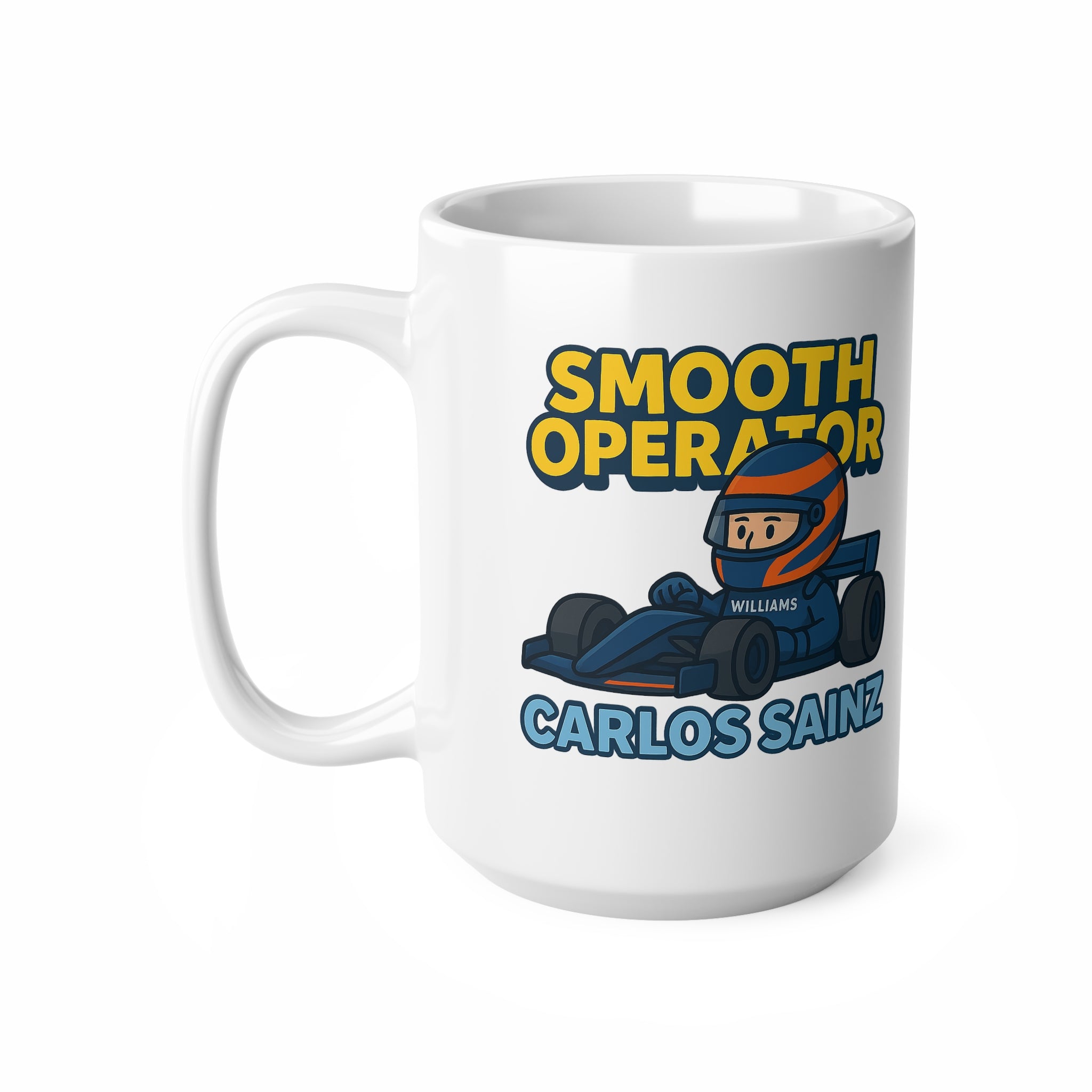 Carlos Sainz Smooth Operator Mug – Funny F1 Williams Racing Gift