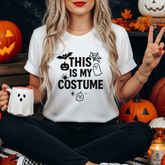 Funny Halloween T-Shirt - "This is My Costume" Minimalist Halloween Tee - Spooky Gift for Men and Women, Halloween Party Shirt