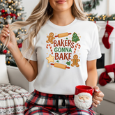 Bakers Gonna Bake Christmas T-Shirt - Funny Baking Tee for Women & Men - Secret Santa Gift, Holiday Cookie Lover Xmas Shirt, Chef, Cook