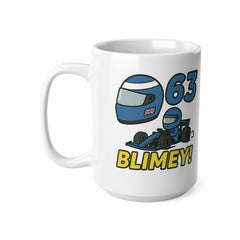 George Russell Blimey Mug – Funny F1 Mercedes Gift for Racing Fans