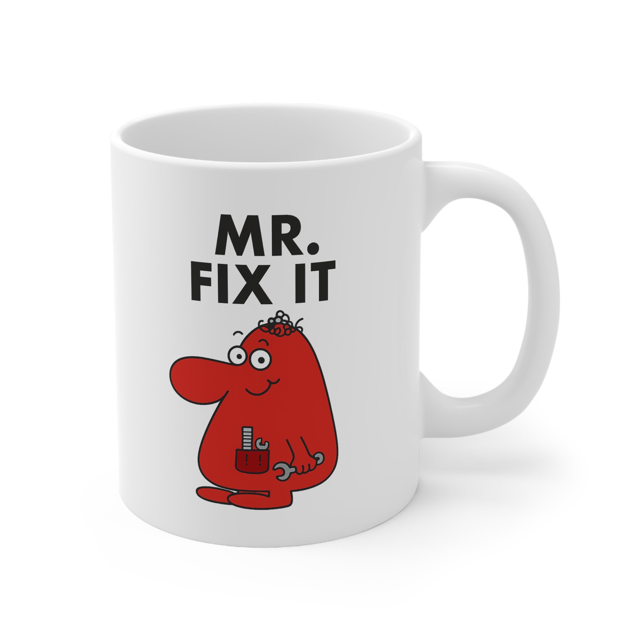 Mr. Fix It Mug – Funny Gift for Handy Men, DIY Dads & Tool Lovers