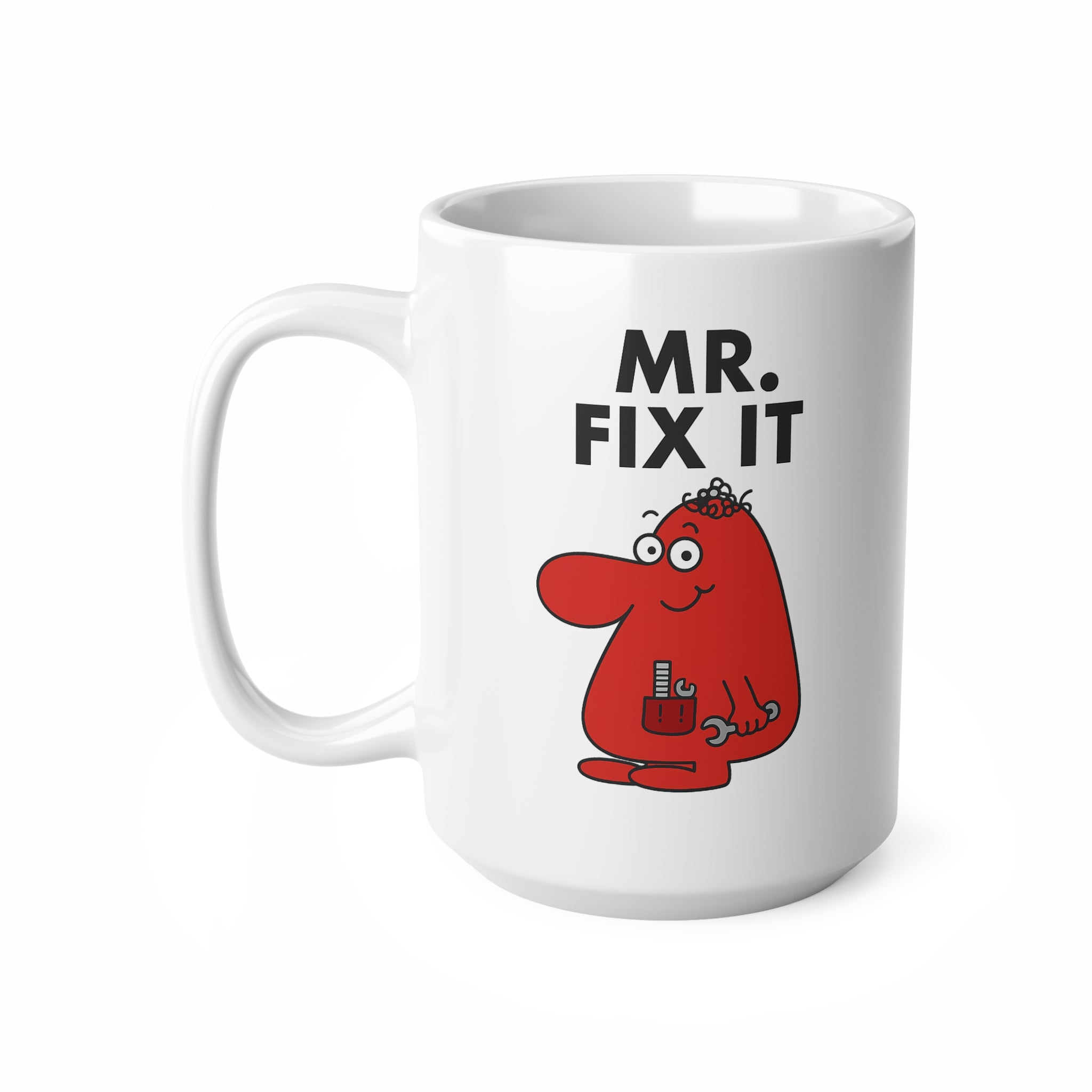 Mr. Fix It Mug – Funny Gift for Handy Men, DIY Dads & Tool Lovers