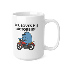 Mr. Loves His Motorbike Mug – Funny Gift for Bikers & Motorbike Fans