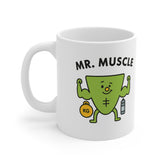 Mr. Muscle Mug – Funny Gym Gift for Him, Fitness Lover Coffee Cup