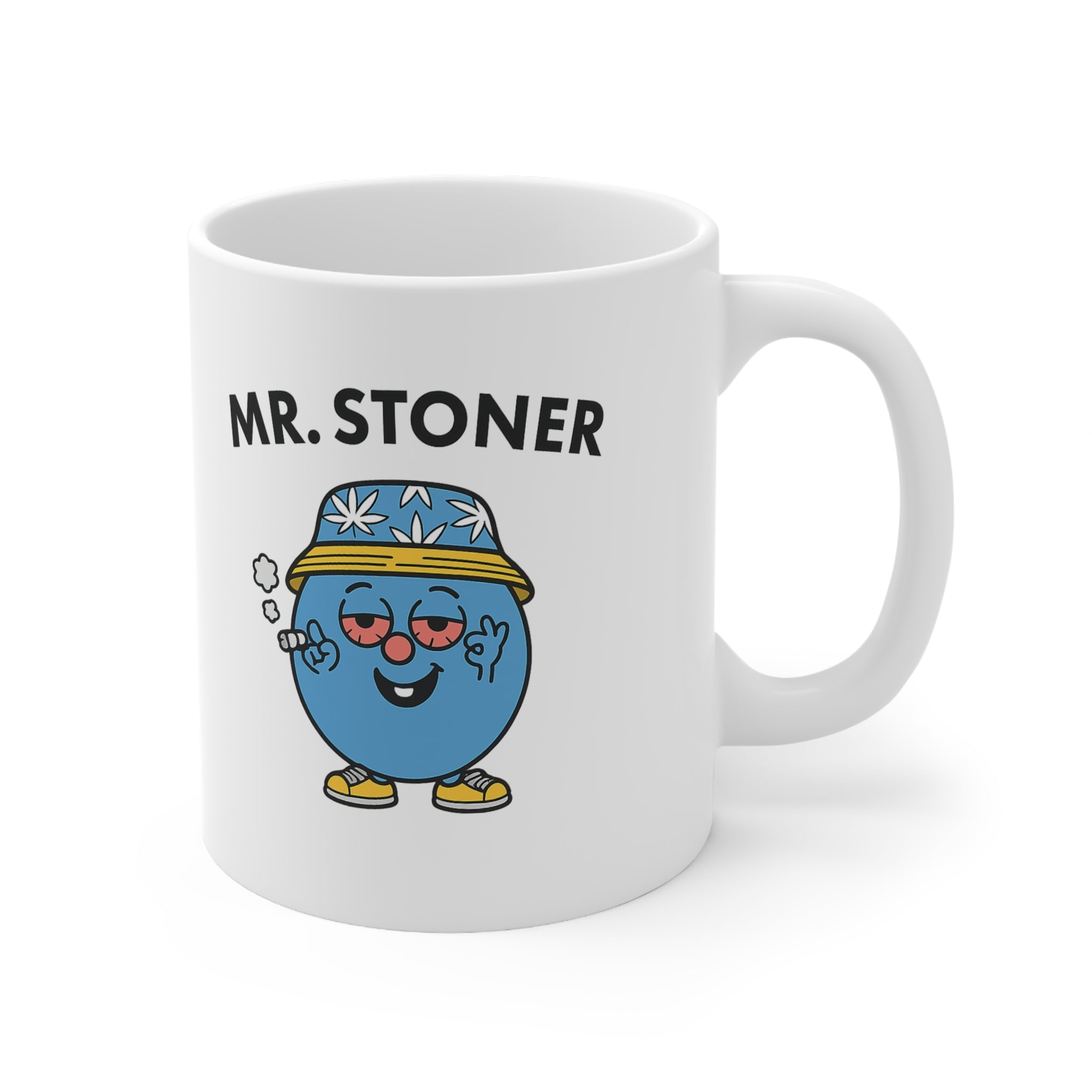 Mr. Stoner Mug – Funny Stoner Gift for Him, Cannabis Lover Coffee Cup