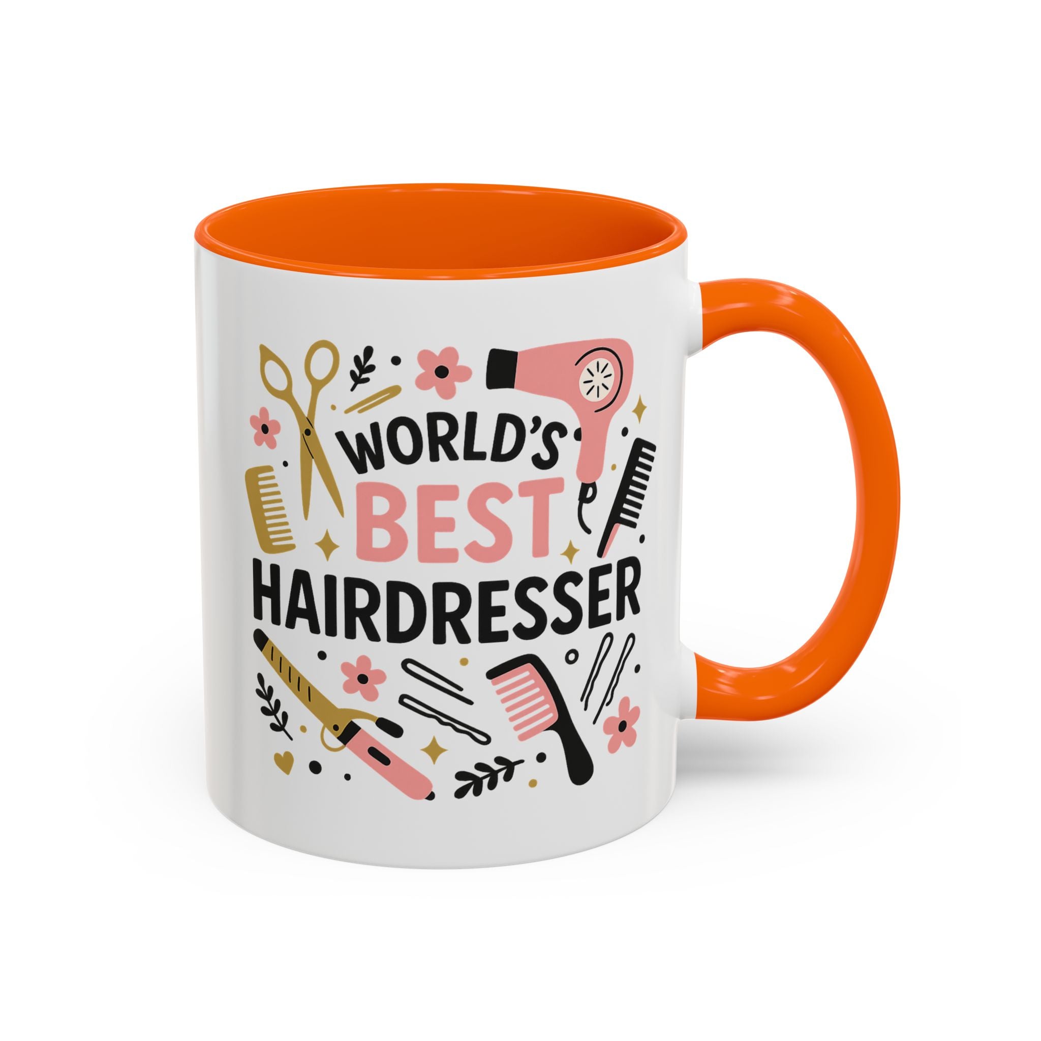 World's Best Hairdresser Mug - Funny Christmas Gift for Hairdresser, Secret Santa Present for Hairstylist, Salon Coffee Cup, Work Place