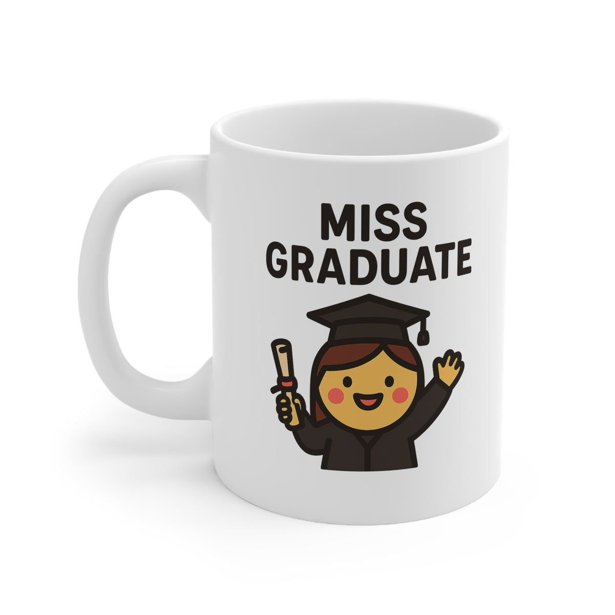 University Leavers Graduation Mug | Clever Clogs Congratulations Gift for Her | Graduation Mug for Daughter or Sister | Stocking Filler Her