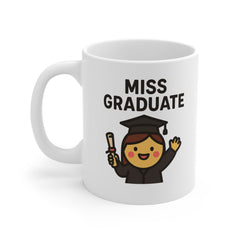 University Leavers Graduation Mug | Clever Clogs Congratulations Gift for Her | Graduation Mug for Daughter or Sister | Stocking Filler Her