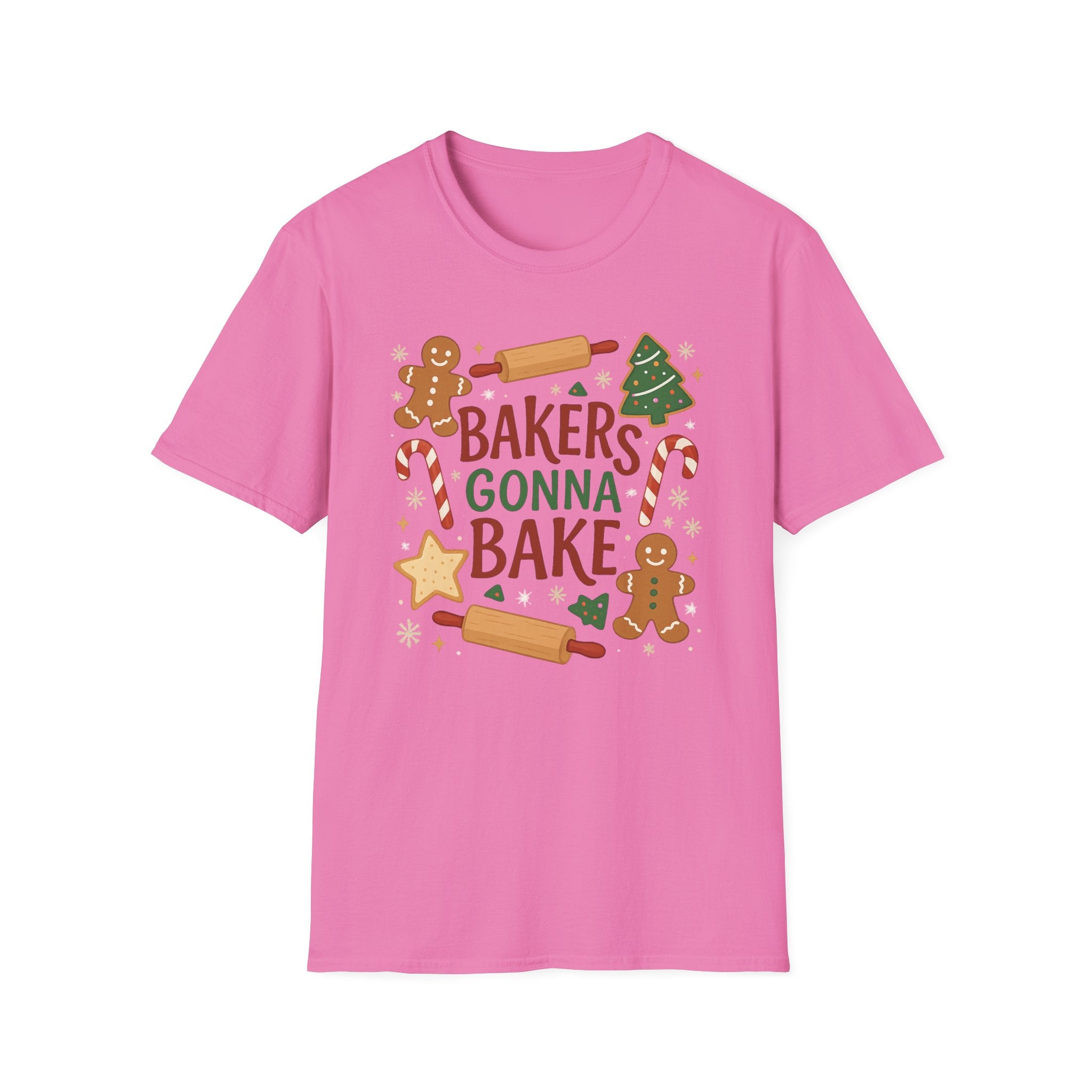Bakers Gonna Bake Christmas T-Shirt - Funny Baking Tee for Women & Men - Secret Santa Gift, Holiday Cookie Lover Xmas Shirt, Chef, Cook