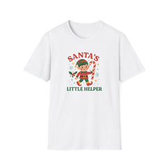 Funny Christmas Elf T-Shirt - "Santa's Little Helper" Cute Festive Tee - Secret Santa Gift, Xmas Top for Men, Women & Kids Him and Her