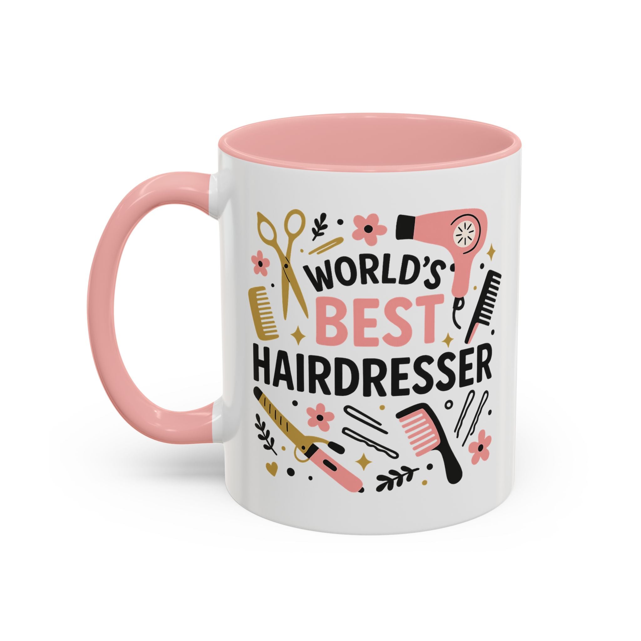 World's Best Hairdresser Mug - Funny Christmas Gift for Hairdresser, Secret Santa Present for Hairstylist, Salon Coffee Cup, Work Place