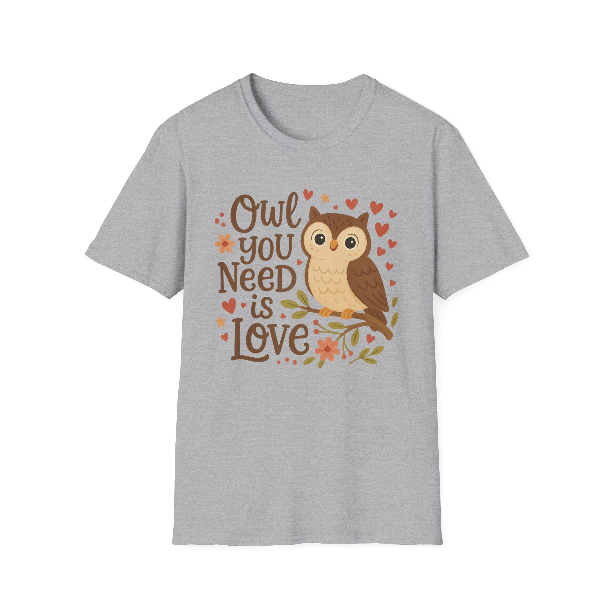 Cute Owl Christmas T-Shirt - "Owl You Need is Love" Funny Xmas Tee | Secret Santa Gift, Owl Lover Shirt, Holiday Bird Lovers Top