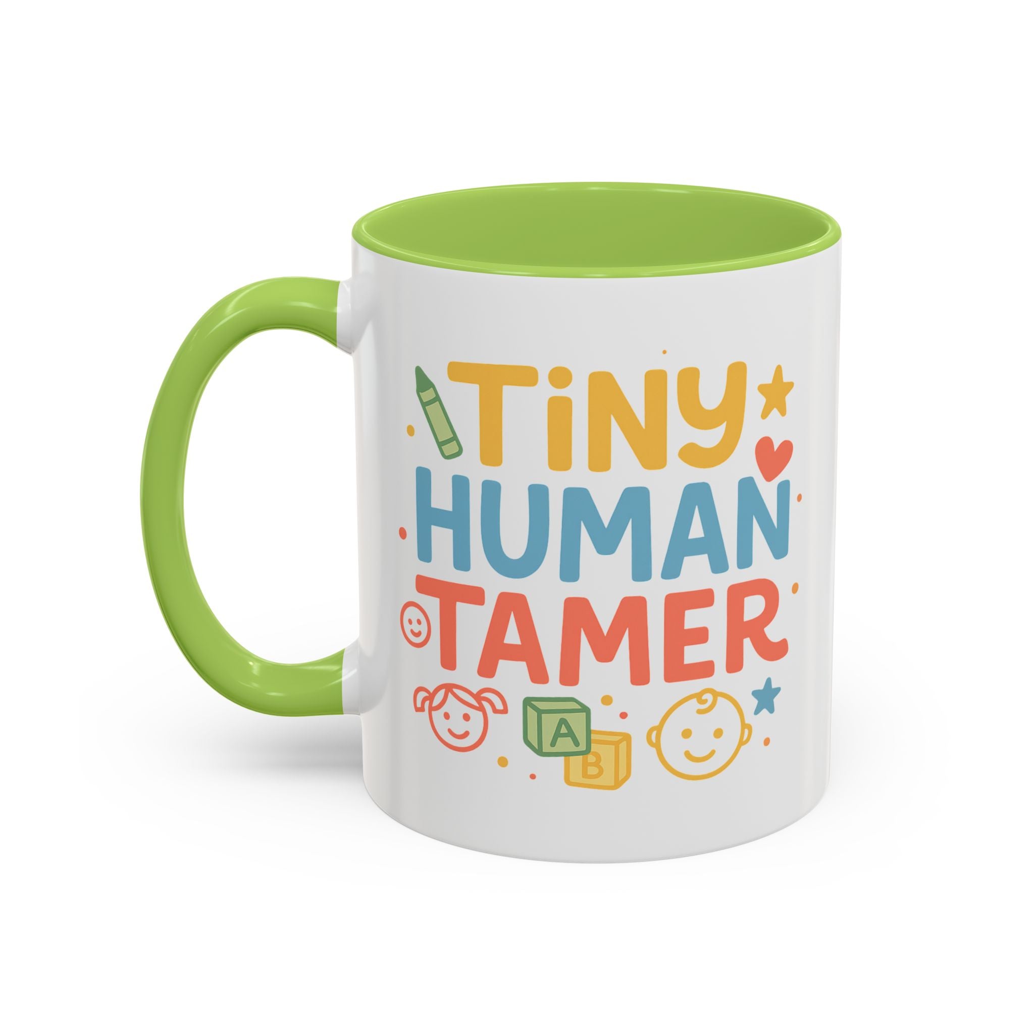 Funny Daycare Mug - "Tiny Human Tamer" Coffee Cup | Christmas Gift for Teacher, Childcare Worker, Nursery Staff | Secret Santa Mug Colleague