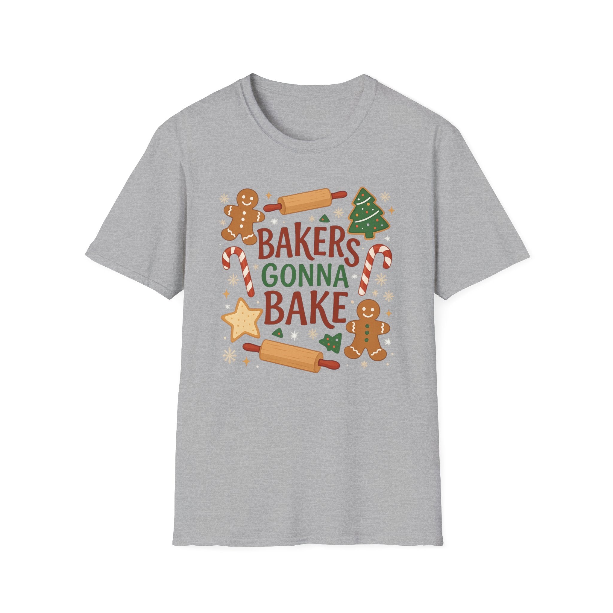Bakers Gonna Bake Christmas T-Shirt - Funny Baking Tee for Women & Men - Secret Santa Gift, Holiday Cookie Lover Xmas Shirt, Chef, Cook