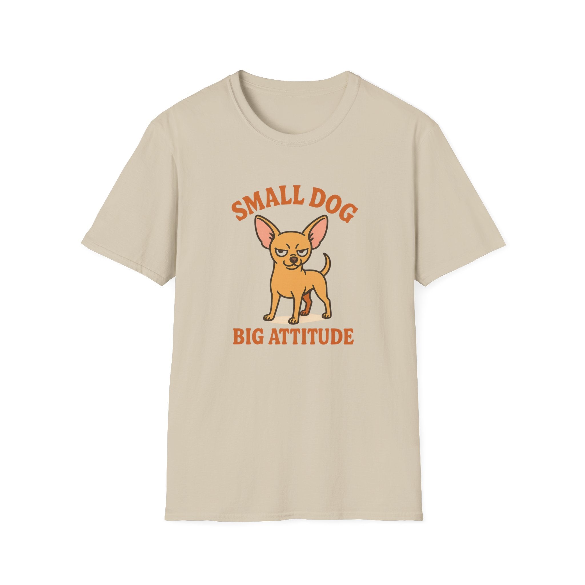 Funny Chihuahua Christmas T-Shirt - "Small Dog Big Attitude" Dog Lover Tee | Secret Santa Gift for Friends, Family & Coworkers