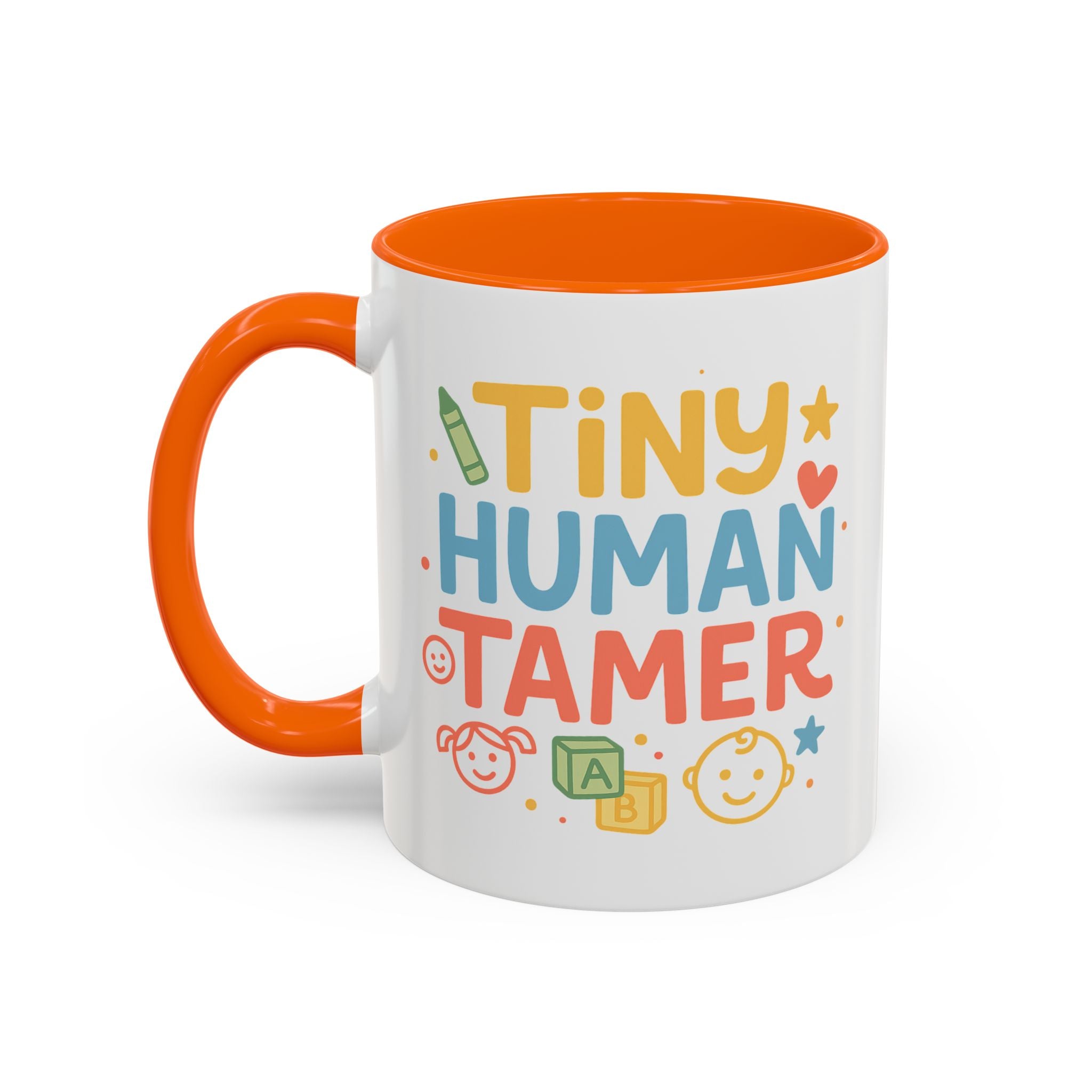 Funny Daycare Mug - "Tiny Human Tamer" Coffee Cup | Christmas Gift for Teacher, Childcare Worker, Nursery Staff | Secret Santa Mug Colleague