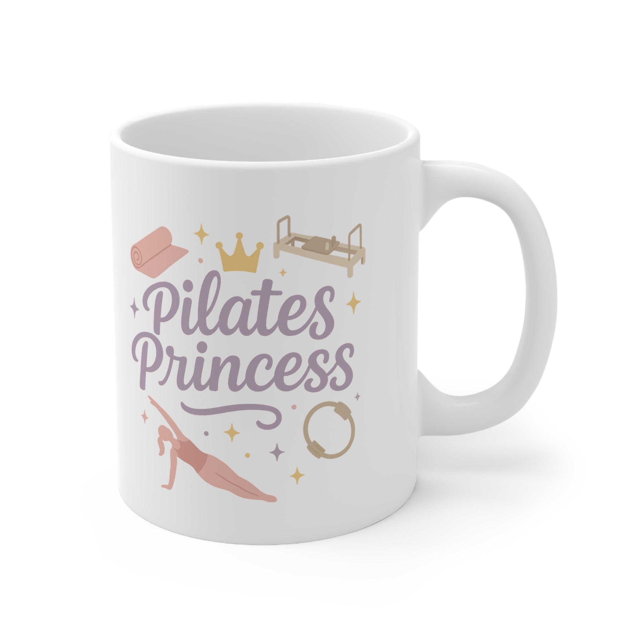 Pilates Princess Mug - Funny Pilates Gift for Her | Christmas Gift for Pilates Lover, Secret Santa Gift Idea | Cute Fitness Coffee Cup
