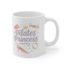 Pilates Princess Mug - Funny Pilates Gift for Her | Christmas Gift for Pilates Lover, Secret Santa Gift Idea | Cute Fitness Coffee Cup