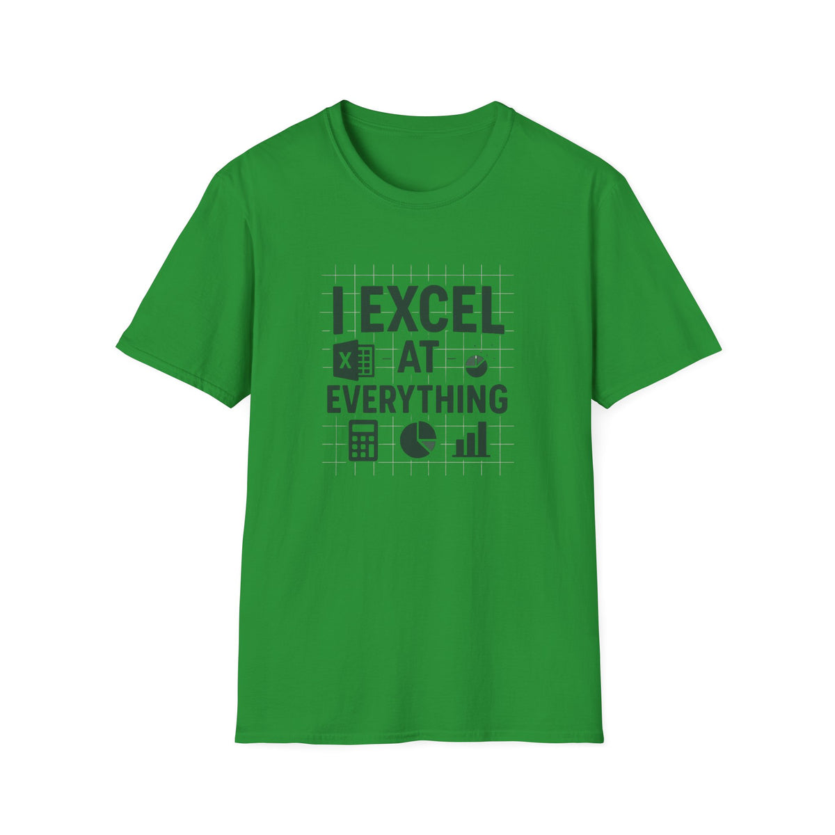Funny Accountant Christmas T-Shirt - "I Excel at Everything" Excel Tee | Secret Santa Gift for Accountants & Office Humour Party Present Top