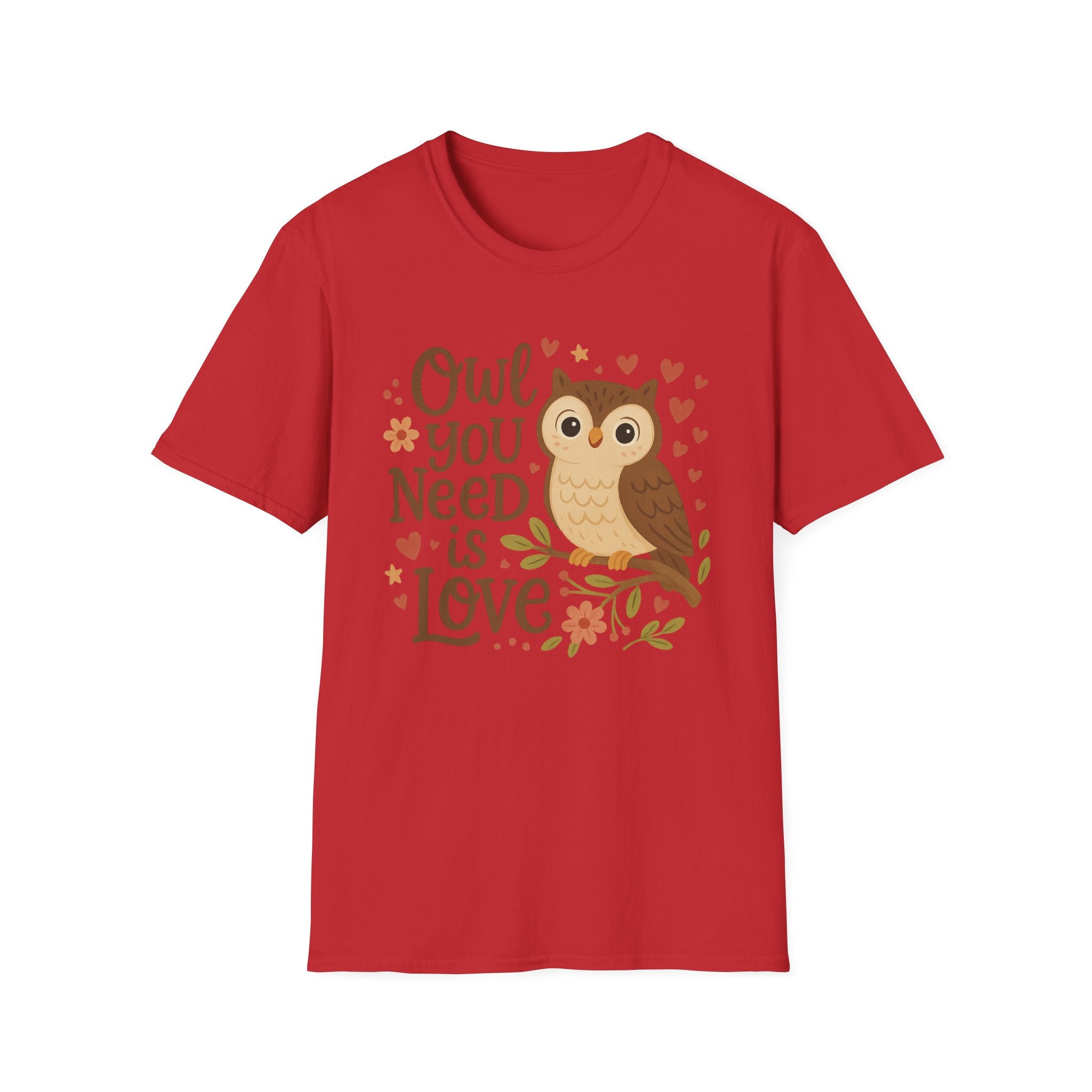 Cute Owl Christmas T-Shirt - "Owl You Need is Love" Funny Xmas Tee | Secret Santa Gift, Owl Lover Shirt, Holiday Bird Lovers Top