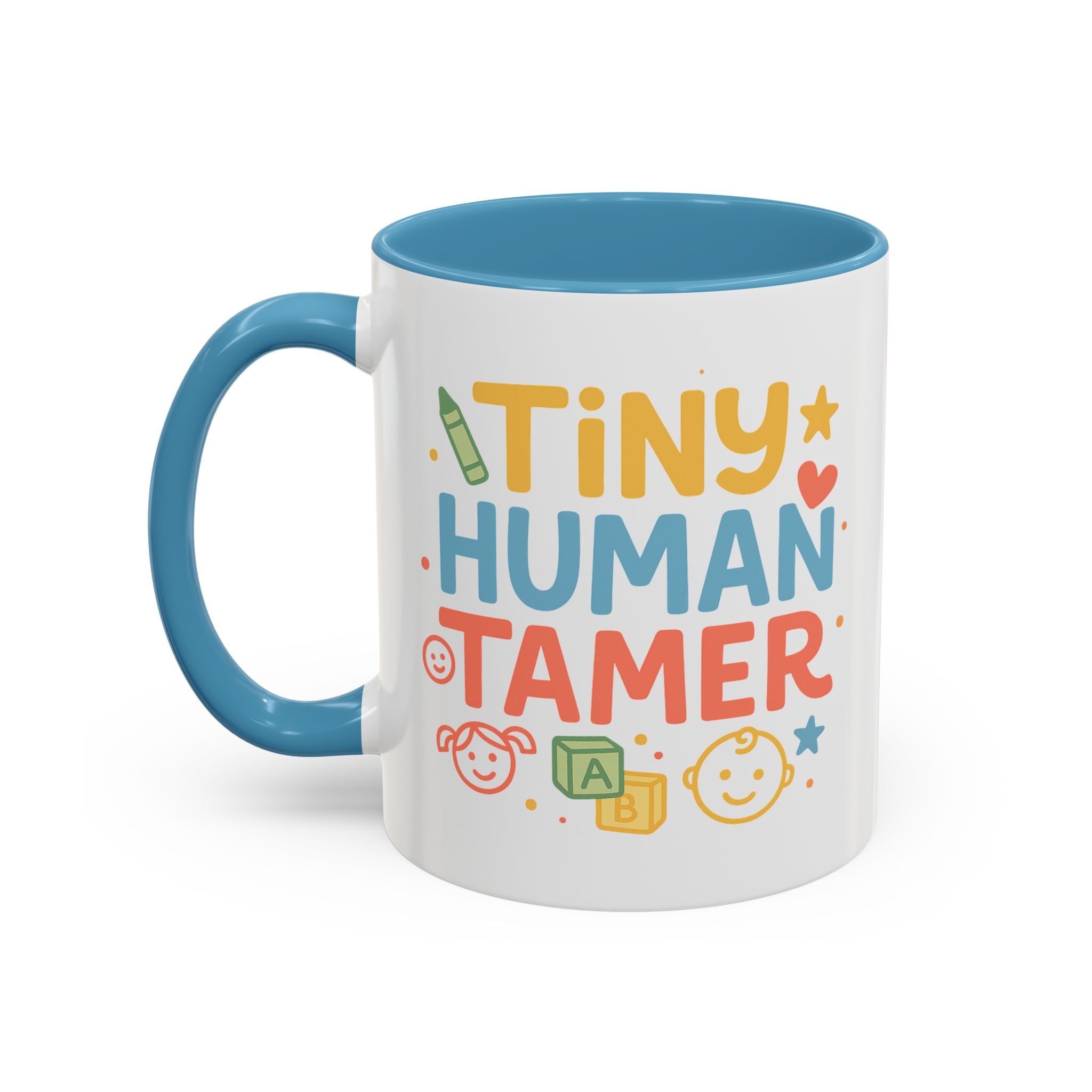Funny Daycare Mug - "Tiny Human Tamer" Coffee Cup | Christmas Gift for Teacher, Childcare Worker, Nursery Staff | Secret Santa Mug Colleague