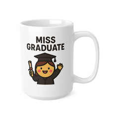 University Leavers Graduation Mug | Clever Clogs Congratulations Gift for Her | Graduation Mug for Daughter or Sister | Stocking Filler Her