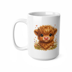 Cute Highland Cow Mug – Adorable Highland Cow Coffee Mug – Scottish Cow Gift for Animal Lovers