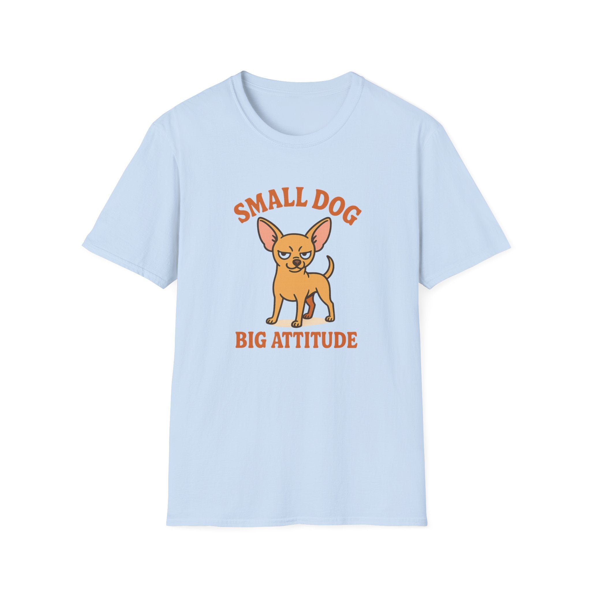 Funny Chihuahua Christmas T-Shirt - "Small Dog Big Attitude" Dog Lover Tee | Secret Santa Gift for Friends, Family & Coworkers