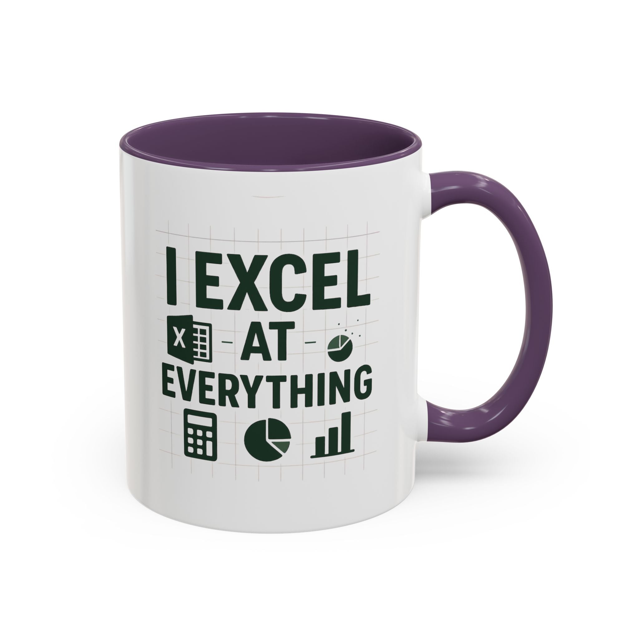 Funny Accountant Mug - "I Excel at Everything" Finance Coffee Cup | Christmas Gift for Accountants, Secret Santa Excel Mug, Office Present