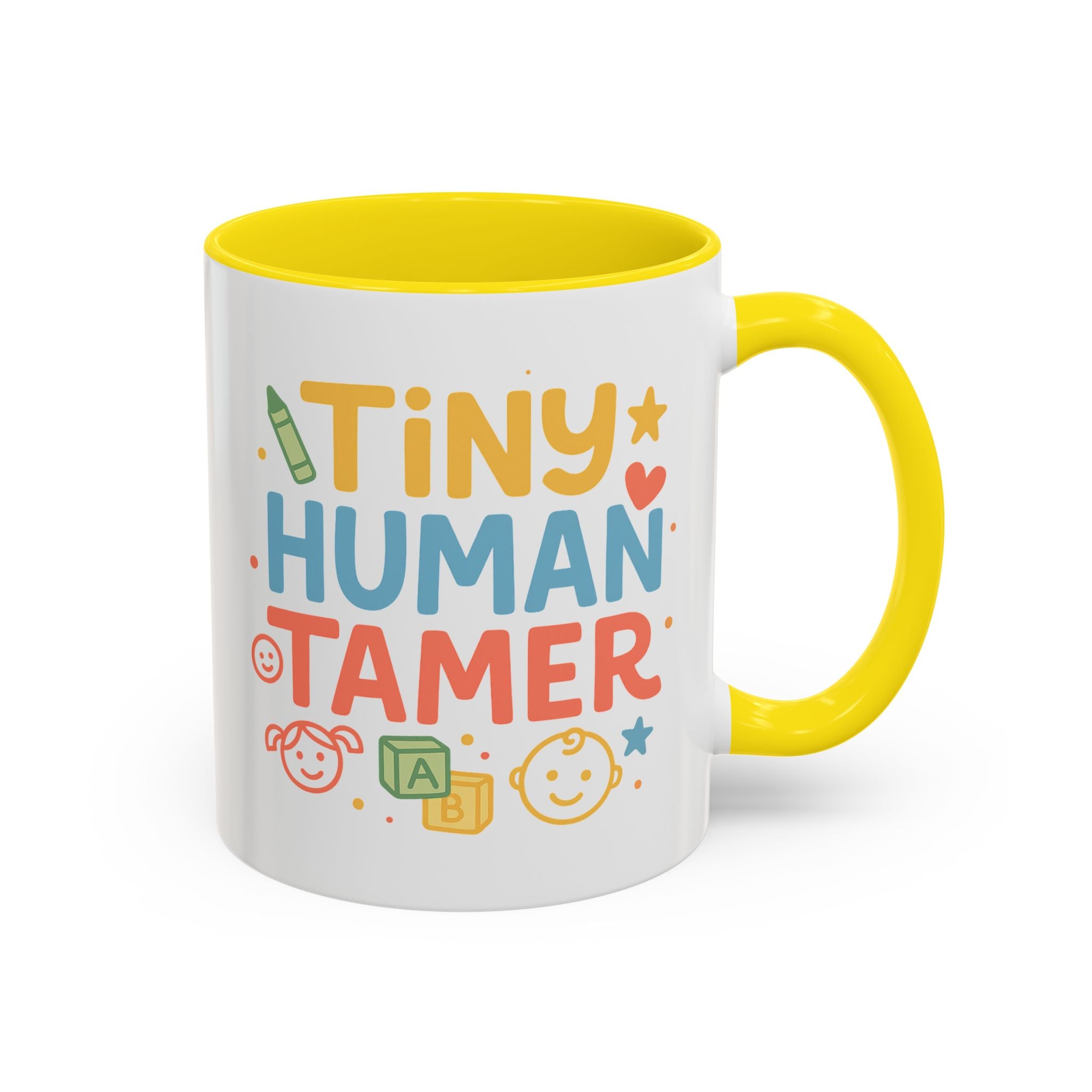 Funny Daycare Mug - "Tiny Human Tamer" Coffee Cup | Christmas Gift for Teacher, Childcare Worker, Nursery Staff | Secret Santa Mug Colleague