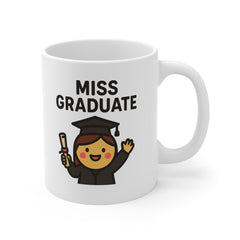 University Leavers Graduation Mug | Clever Clogs Congratulations Gift for Her | Graduation Mug for Daughter or Sister | Stocking Filler Her