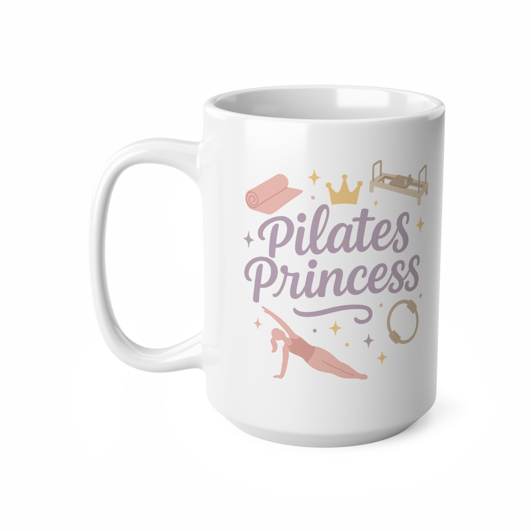 Pilates Princess Mug - Funny Pilates Gift for Her | Christmas Gift for Pilates Lover, Secret Santa Gift Idea | Cute Fitness Coffee Cup